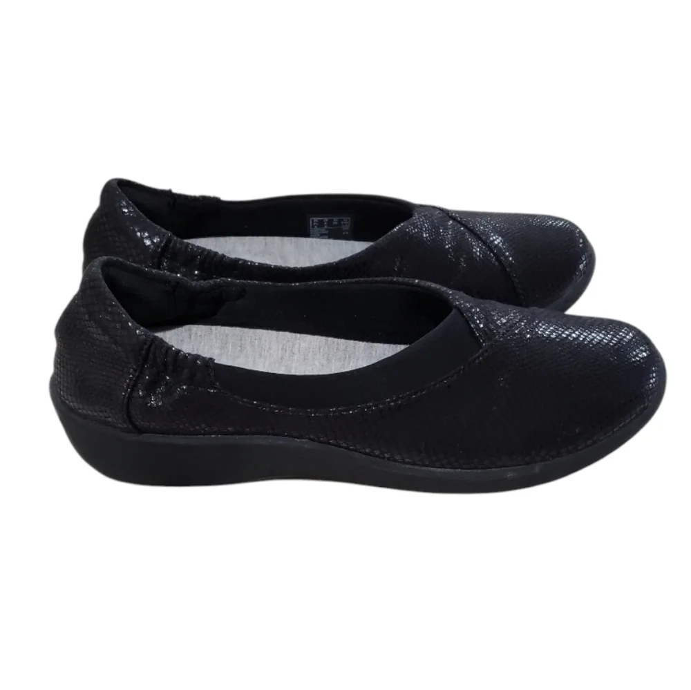 Cloudsteppers By Clarks Sillian Jetay Slip-on Wedge Flats